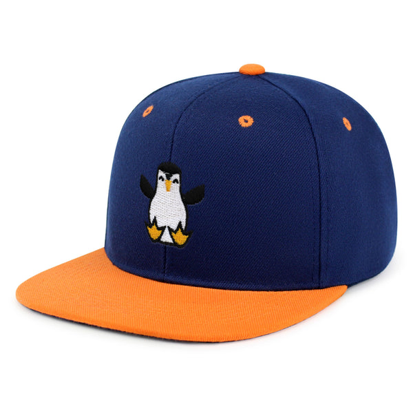 Penguin Snapback Hat Embroidered Hip-Hop Baseball Cap Snow Animal