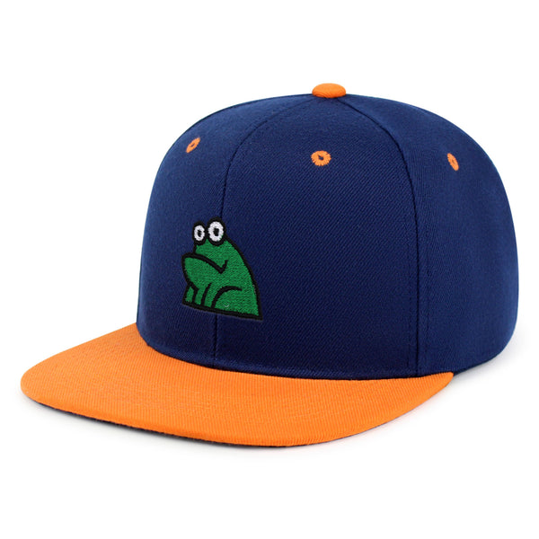 Frog Snapback Hat Embroidered Hip-Hop Baseball Cap Funny