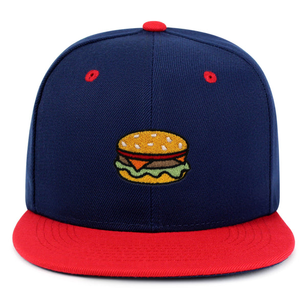 Hamburger Snapback Hat Embroidered Hip-Hop Baseball Cap Fast Food