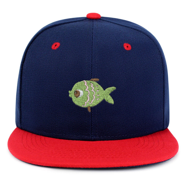 Fish Snapback Hat Embroidered Hip-Hop Baseball Cap Aquarium