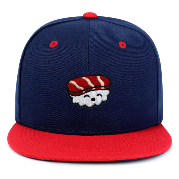 Sushi Snapback Hat Embroidered Hip-Hop Baseball Cap Sashimi Japanese