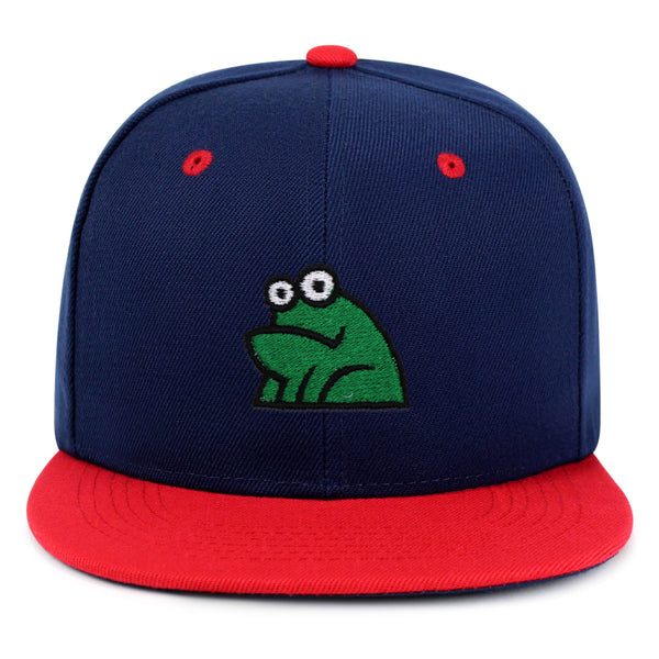 Frog Snapback Hat Embroidered Hip-Hop Baseball Cap Funny