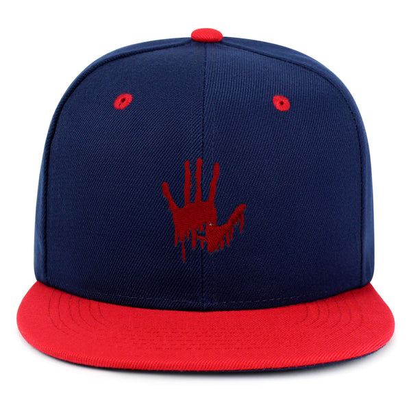 Bloody Hand Snapback Hat Embroidered Hip-Hop Baseball Cap Horror