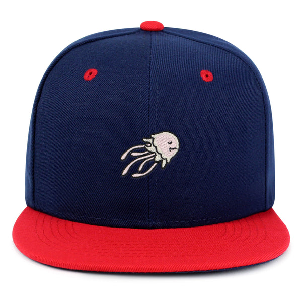 Jellyfish Snapback Hat Embroidered Hip-Hop Baseball Cap Fish Nature