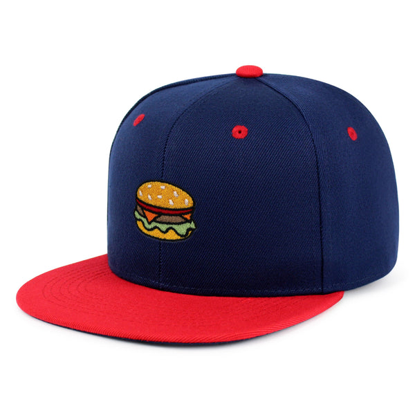 Hamburger Snapback Hat Embroidered Hip-Hop Baseball Cap Fast Food