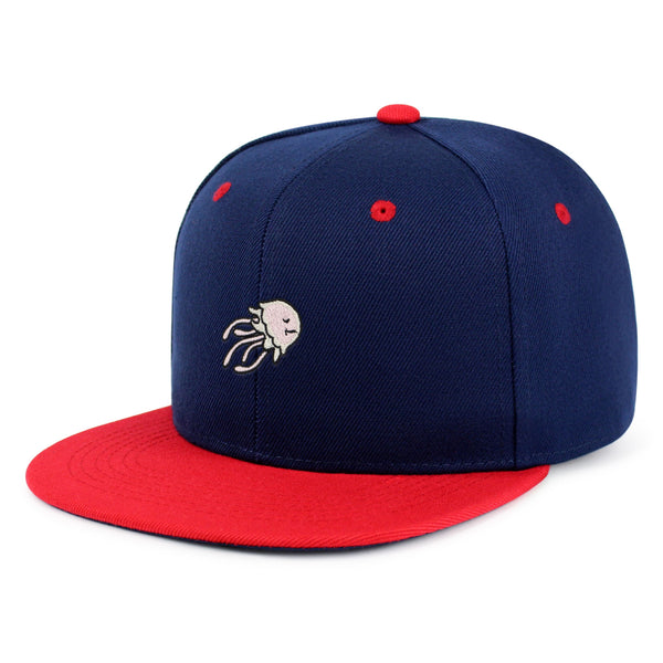 Jellyfish Snapback Hat Embroidered Hip-Hop Baseball Cap Fish Nature