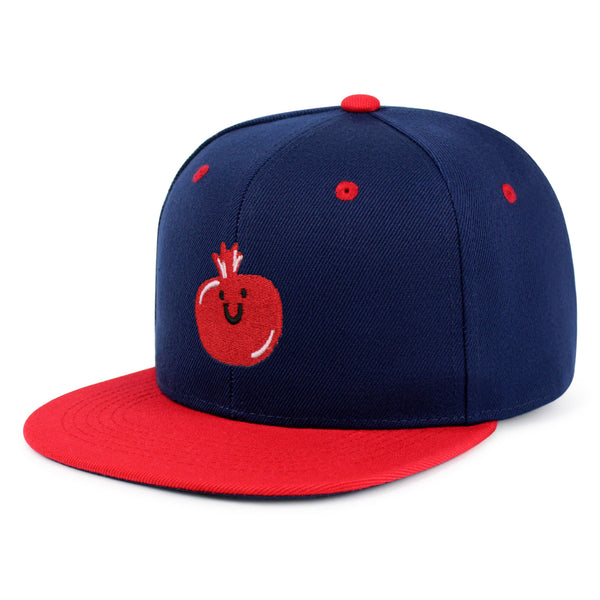 Pomegranate Snapback Hat Embroidered Hip-Hop Baseball Cap Fruit Grenade