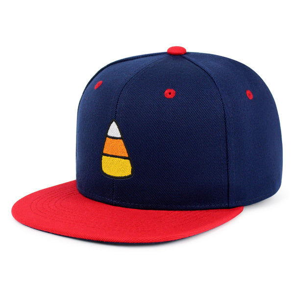 Candy Corn Snapback Hat Embroidered Hip-Hop Baseball Cap Snack Funny