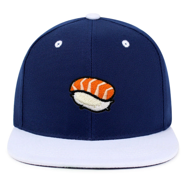 Sushi Snapback Hat Embroidered Hip-Hop Baseball Cap Japanese Food