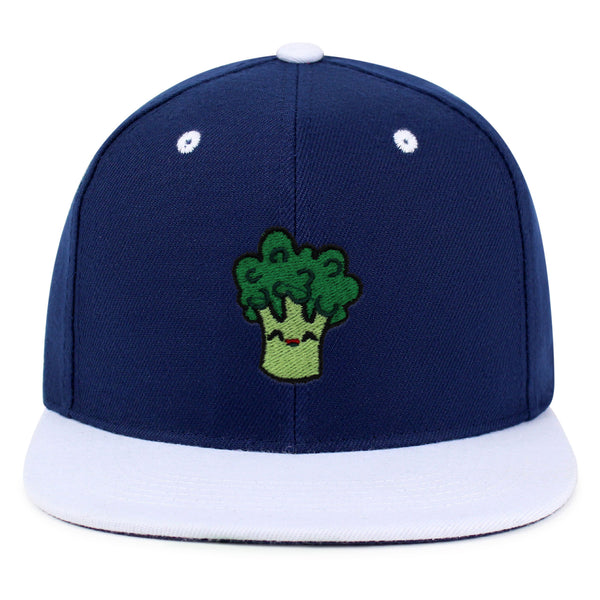 Broccoli Snapback Hat Embroidered Hip-Hop Baseball Cap Vegan Vegetable