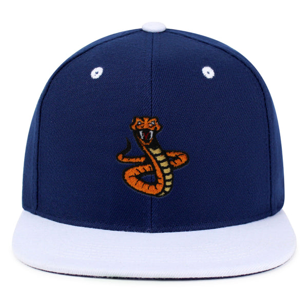 Rattlesnake Snapback Hat Embroidered Hip-Hop Baseball Cap Snake