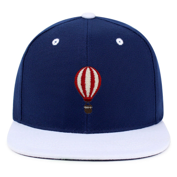 Hot Air Ballon Snapback Hat Embroidered Hip-Hop Baseball Cap Travel Fly Sky