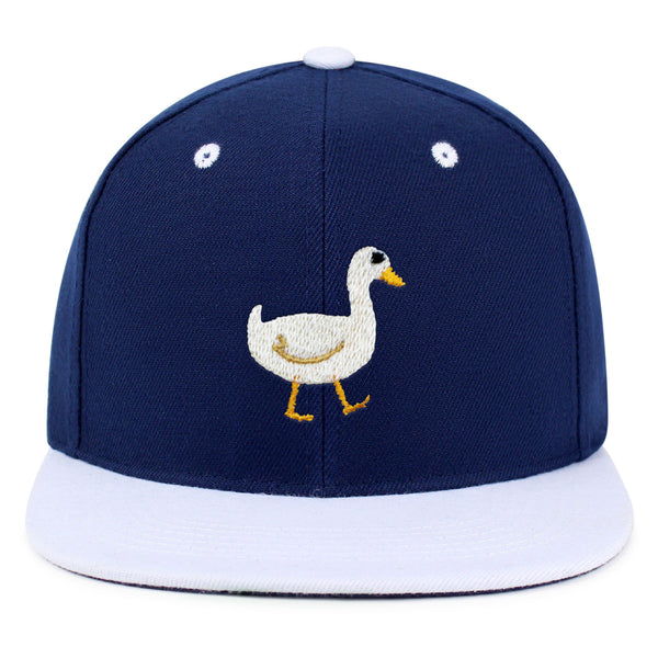 Duck Snapback Hat Embroidered Hip-Hop Baseball Cap Bird Lake