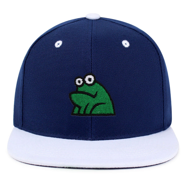 Frog Snapback Hat Embroidered Hip-Hop Baseball Cap Funny