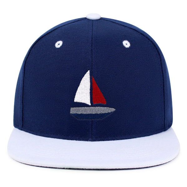 Cute Boat Snapback Hat Embroidered Hip-Hop Baseball Cap Sailor Ocean