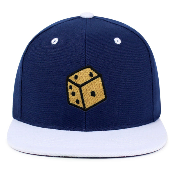 Dice Snapback Hat Embroidered Hip-Hop Baseball Cap Cute Board Game