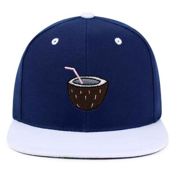 Coconut Snapback Hat Embroidered Hip-Hop Baseball Cap Juice Tree