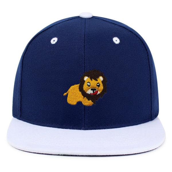 Lion Snapback Hat Embroidered Hip-Hop Baseball Cap Zoo King