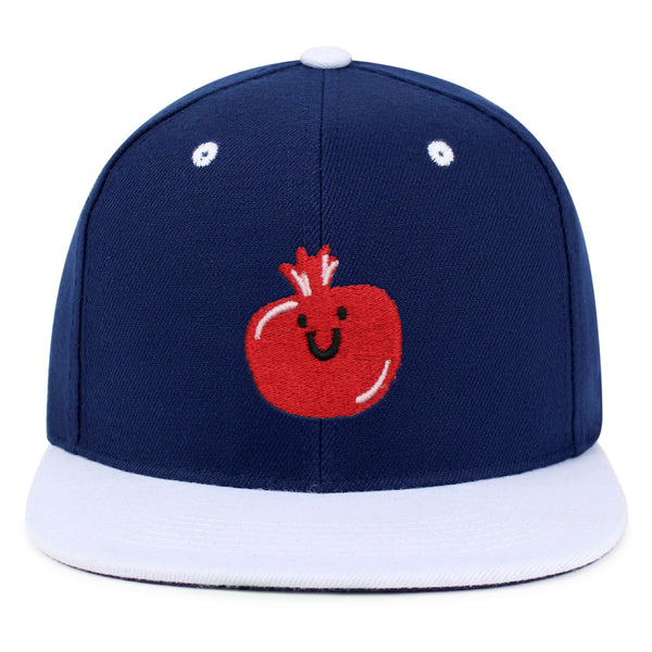 Pomegranate Snapback Hat Embroidered Hip-Hop Baseball Cap Fruit Grenade