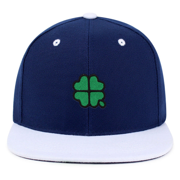 Four Leaf Clover  Snapback Hat Embroidered Hip-Hop Baseball Cap Clove Lucky