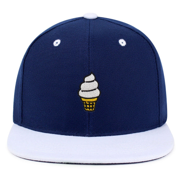 Ice cream Cone Snapback Hat Embroidered Hip-Hop Baseball Cap Cute