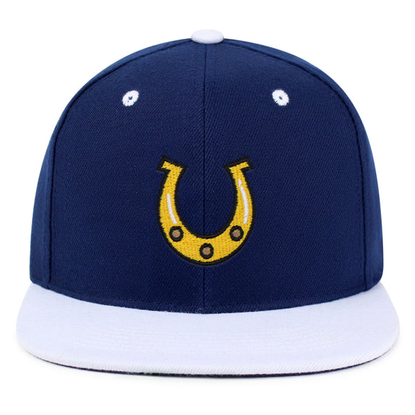 Horseshoe Snapback Hat Embroidered Hip-Hop Baseball Cap Cowboy