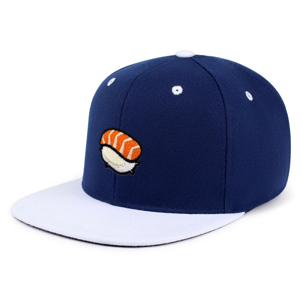 Sushi Snapback Hat Embroidered Hip-Hop Baseball Cap Japanese Food