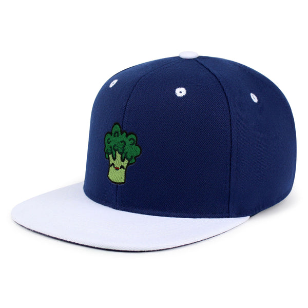 Broccoli Snapback Hat Embroidered Hip-Hop Baseball Cap Vegan Vegetable