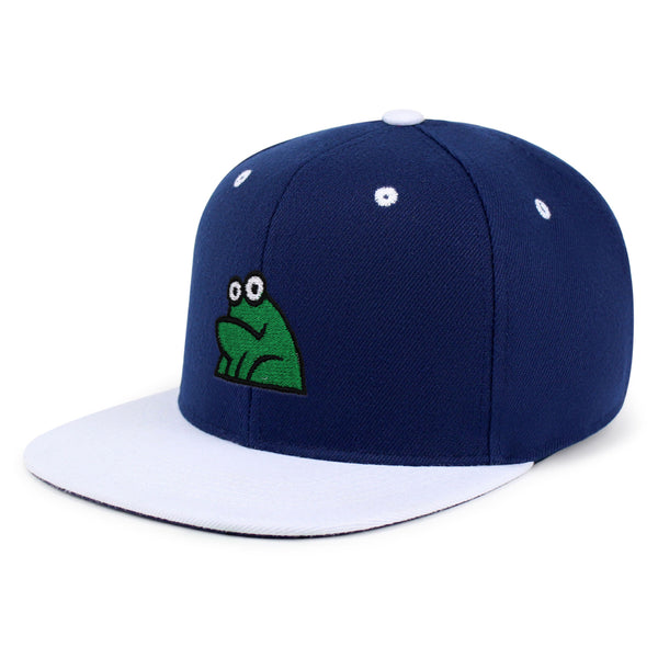 Frog Snapback Hat Embroidered Hip-Hop Baseball Cap Funny