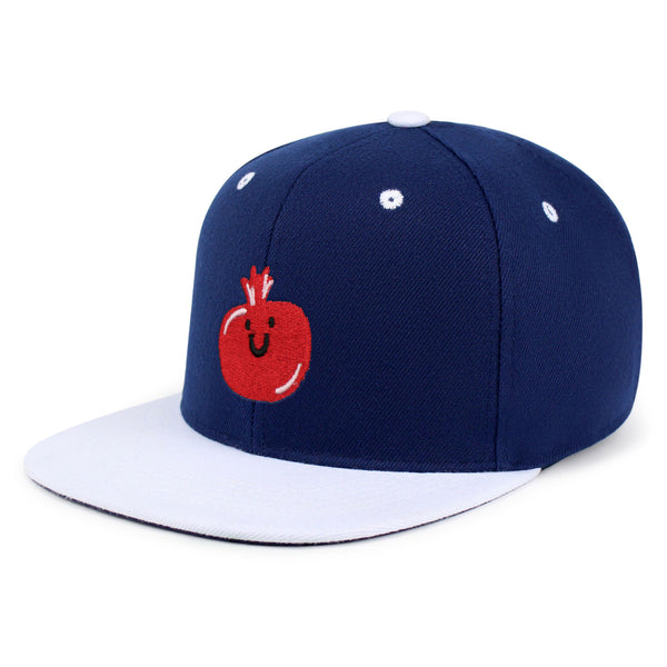 Pomegranate Snapback Hat Embroidered Hip-Hop Baseball Cap Fruit Grenade