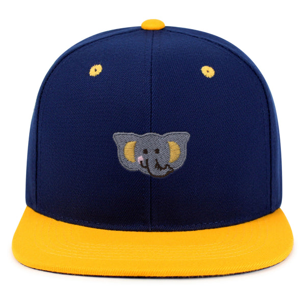 Elephant Snapback Hat Embroidered Hip-Hop Baseball Cap Zoo