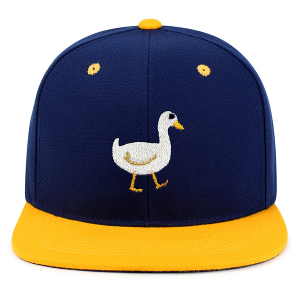 Duck Snapback Hat Embroidered Hip-Hop Baseball Cap Bird Lake