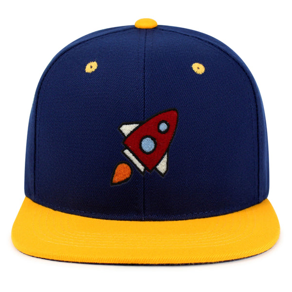 Rocket Snapback Hat Embroidered Hip-Hop Baseball Cap Space Shuttle