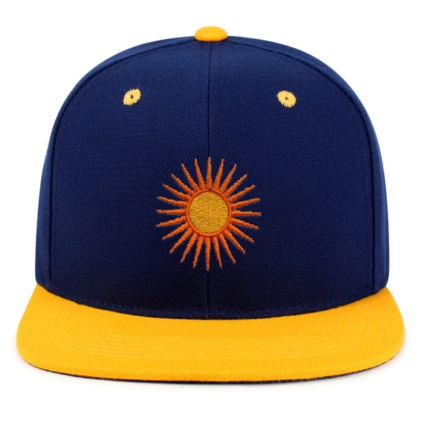 Sun Snapback Hat Embroidered Hip-Hop Baseball Cap Sunny Summer