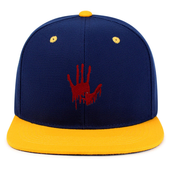 Bloody Hand Snapback Hat Embroidered Hip-Hop Baseball Cap Horror