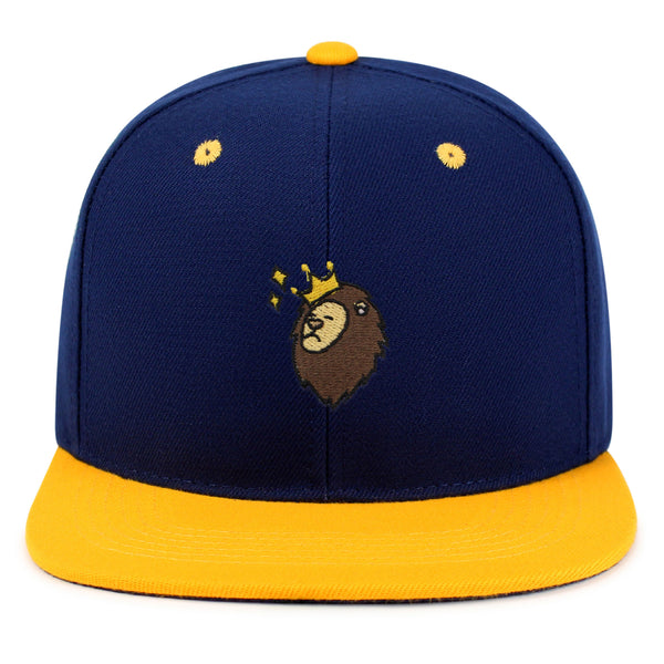 Lion Snapback Hat Embroidered Hip-Hop Baseball Cap Zoo King