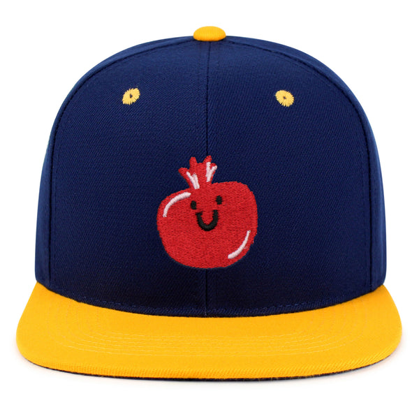 Pomegranate Snapback Hat Embroidered Hip-Hop Baseball Cap Fruit Grenade