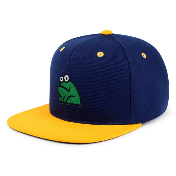 Frog Snapback Hat Embroidered Hip-Hop Baseball Cap Funny