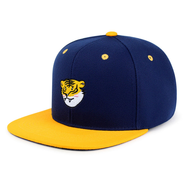 Tiger Snapback Hat Embroidered Hip-Hop Baseball Cap Scary Zoo