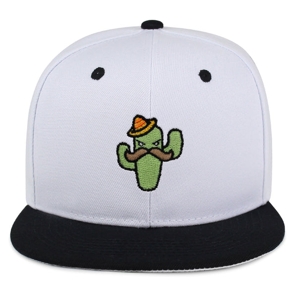 Cactus Snapback Hat Embroidered Hip-Hop Baseball Cap Cowboy Mexican American