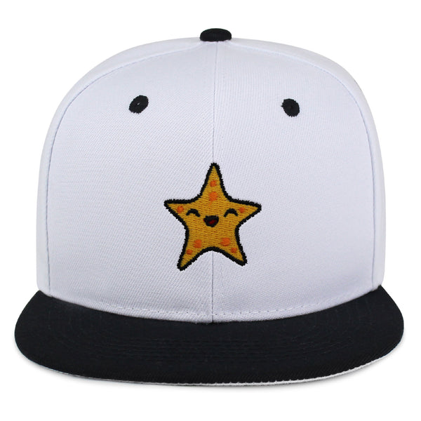 Starfish Snapback Hat Embroidered Hip-Hop Baseball Cap Ocean Fishing