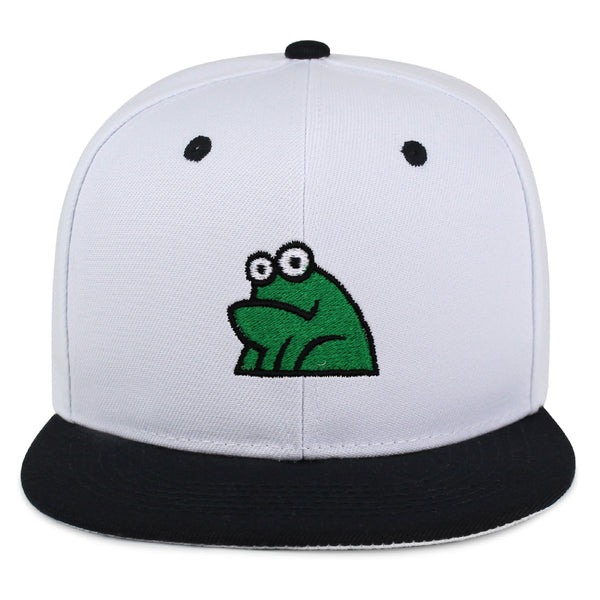 Frog Snapback Hat Embroidered Hip-Hop Baseball Cap Funny