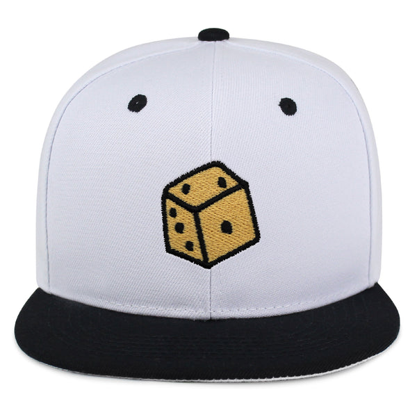 Dice Snapback Hat Embroidered Hip-Hop Baseball Cap Cute Board Game