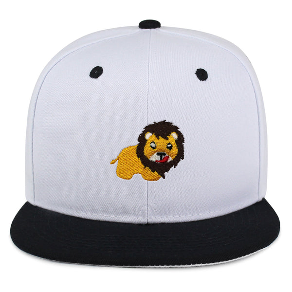 Lion Snapback Hat Embroidered Hip-Hop Baseball Cap Zoo King