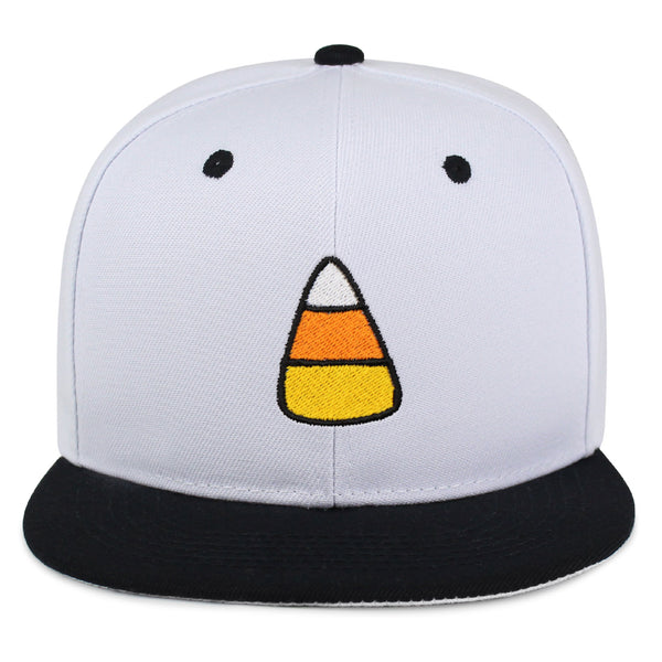 Candy Corn Snapback Hat Embroidered Hip-Hop Baseball Cap Snack Funny