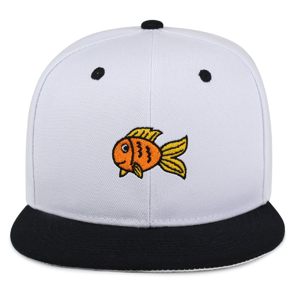 Goldfish Snapback Hat Embroidered Hip-Hop Baseball Cap Finding Fish