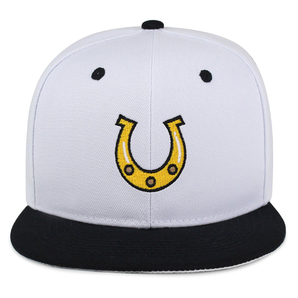 Horseshoe Snapback Hat Embroidered Hip-Hop Baseball Cap Cowboy