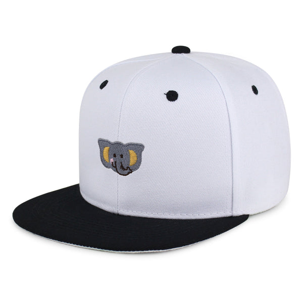 Elephant Snapback Hat Embroidered Hip-Hop Baseball Cap Zoo