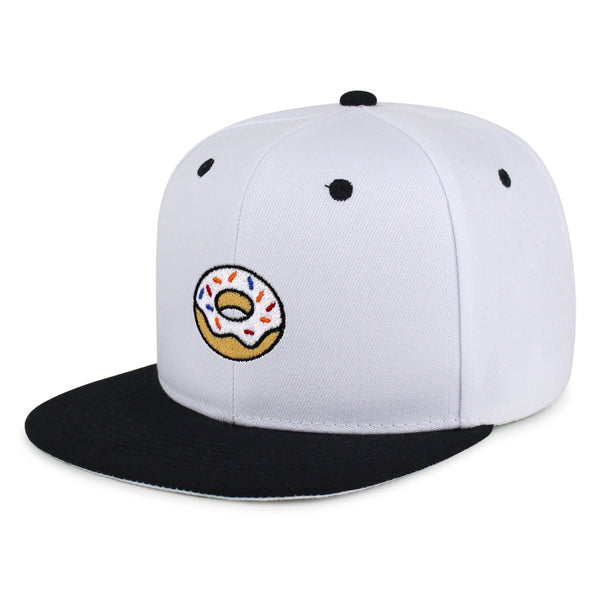 Donut Snapback Hat Embroidered Hip-Hop Baseball Cap Doughtnut Snack