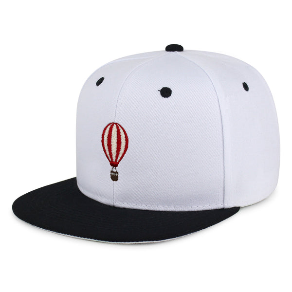 Hot Air Ballon Snapback Hat Embroidered Hip-Hop Baseball Cap Travel Fly Sky